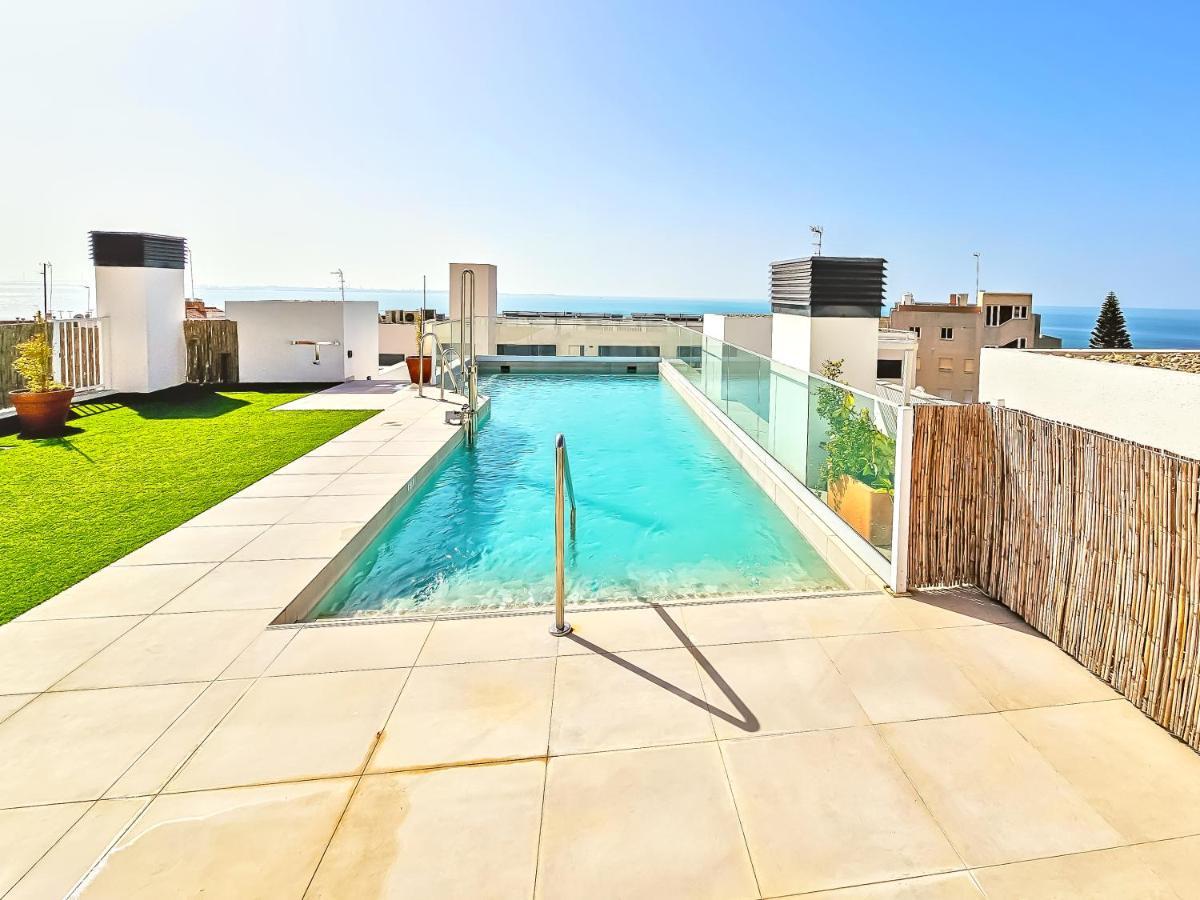 Oceanfront Duplex With A Rooftop Pool And Terrace Ел Пуерто де Санта Мария Екстериор снимка